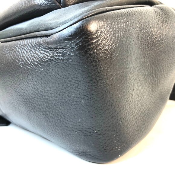 Authentic Coach Court Backpack in Black Nylon & Refined Pebble Leather AUTHENTIC - Picture 8 of 16